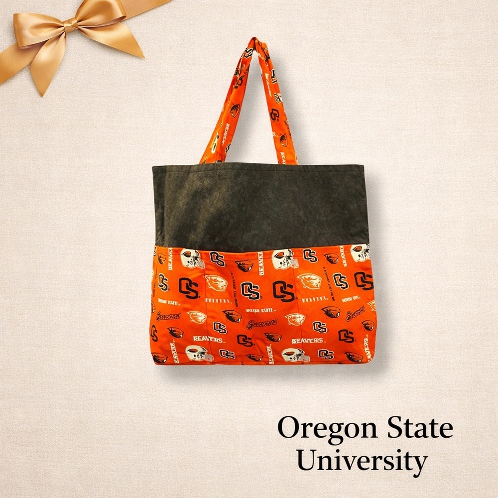 OSU Beavers Fabric Tote 12x18